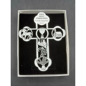 Symbols of First Holy Communion Wall Cross by CA Gifts – MC00001 – New
